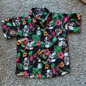 5T Star Wars Button Up Hawaiian Shirt